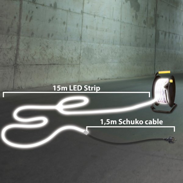 VELAMP ST915 LED pásik s navijakom, 15 m