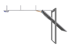 Pohon pro garážová vrata IN L80