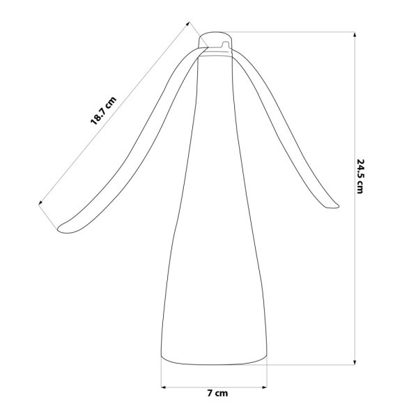 VELAMP REPEL08 Bateriový stolní ventilátor proti hmyzu