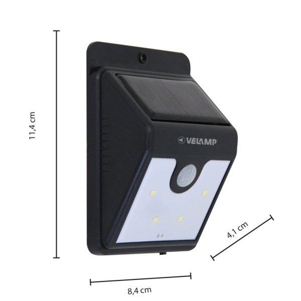 VELAMP LED solárne svetlo SL210 so senzorom