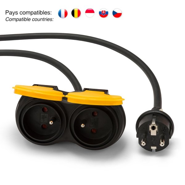 VELAMP PRO722-5F venkovní prodlužovací kabel 5m