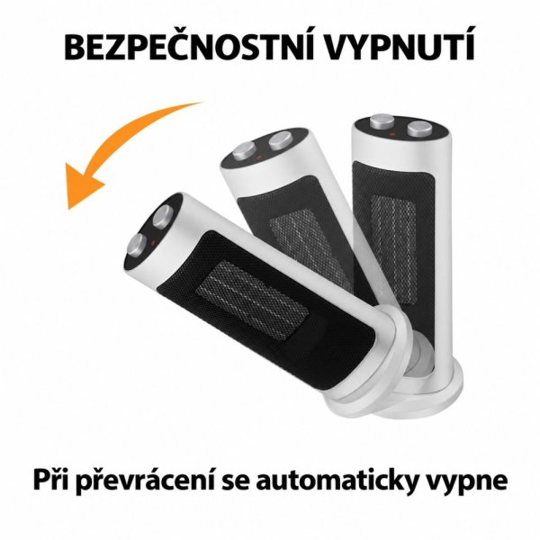 VELAMP Keramický ohřívač s oscilací PR156 (2000 W)