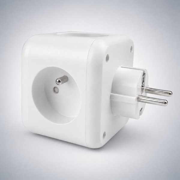 IN Rozbočovacia zásuvka CUBE s USB nabíjaním (553063)