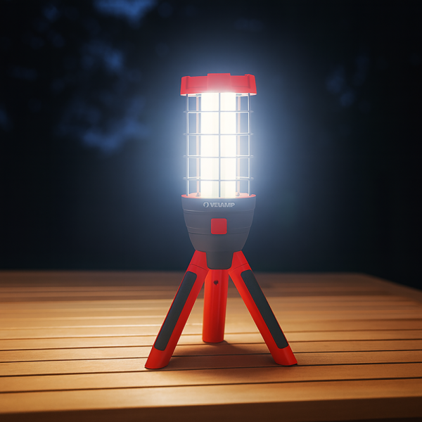 VELAMP IR480, Nabíjecí pracovní světlo 800 lm na mini stativu