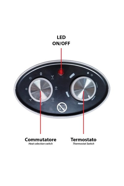 VELAMP PR156 Keramický ohrievač 2000W s osciláciou