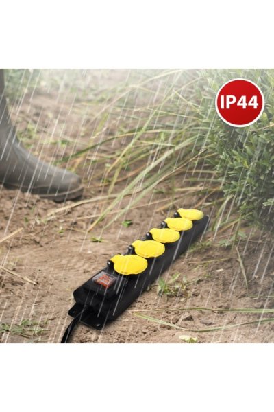 VELAMP ST305FR Venkovní prodlužovací kabel 1,5m, 5 zás.