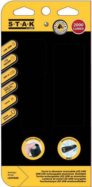 VELAMP ST143 Nabíjateľná LED baterka 20W