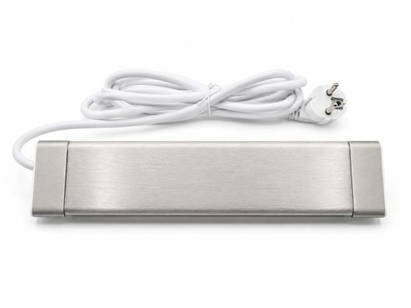 Vestavná zásuvková lišta IN 553048 se 2 zásuvkami a 2xUSB A+C