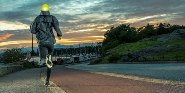 VELAMP čepice CAP07L s LED světlem limetkově žlutá, s odrazkou