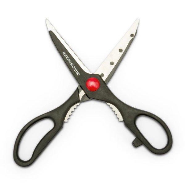 VELAMP IG321, 21 cm víceúčelové nůžky z nerezové oceli a ABS, černé