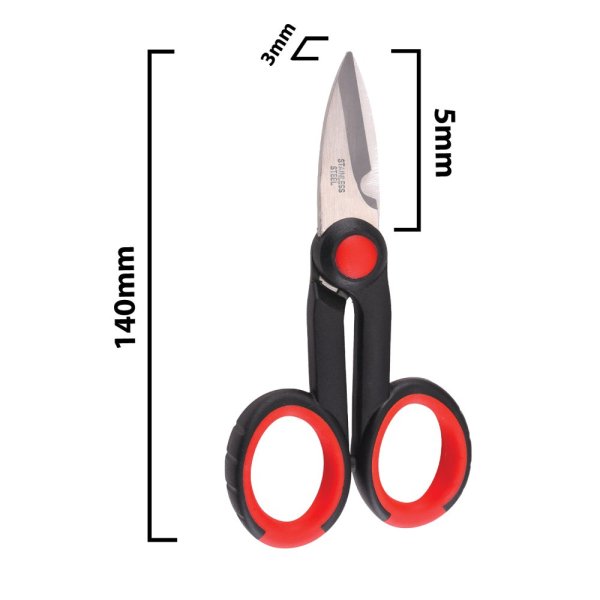 Univerzálne nožnice VELAMP CF055 z nehrdzavejúcej ocele