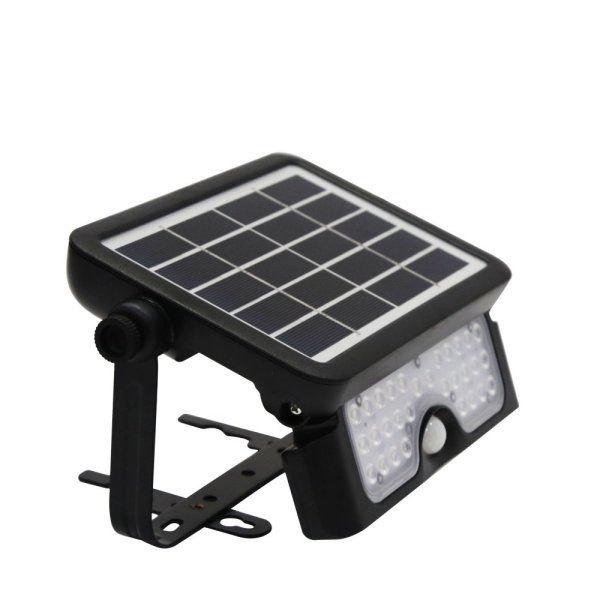 VELAMP LED reflektor SL360 so solárnym nabíjaním, detektor pohybu