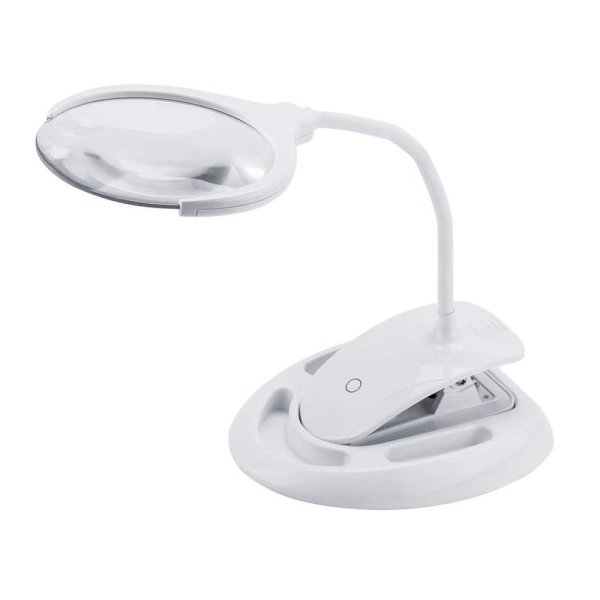 VELAMP LE008 Stolná lampa s osvetlením a lupou