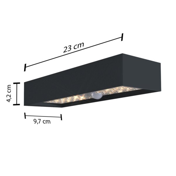 VELAMP LED solární světlo SL247 se senzorem