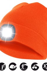 čiapka CAP10 s LED svetlom oranžová