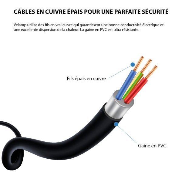 VELAMP DOMREEL-7-FRU  naviják se 7m kabelem