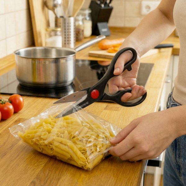 VELAMP IG321, 21 cm víceúčelové nůžky z nerezové oceli a ABS, černé