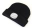 čiapka ORTHUS 2 so svetlom, odrazkou a zateplením čierna