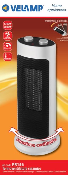 VELAMP PR156 Keramický ohrievač 2000W s osciláciou
