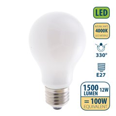 VELAMP OPAL FILAMENT žárovka 12W, E27, 4000K