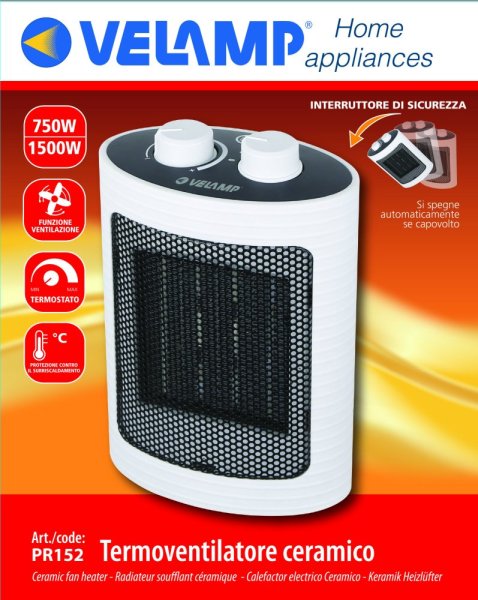 VELAMP PR152 Keramický ohrievač 1500W