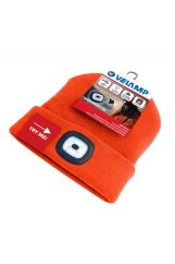 čiapka CAP10 s LED svetlom oranžová