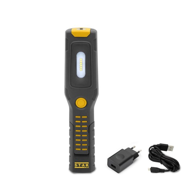 VELAMP ST472 Nabíjateľná LED baterka s magnetmi a háčikmi