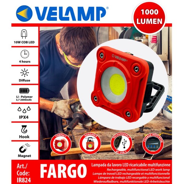VELAMP IR824 10W LED reflektor