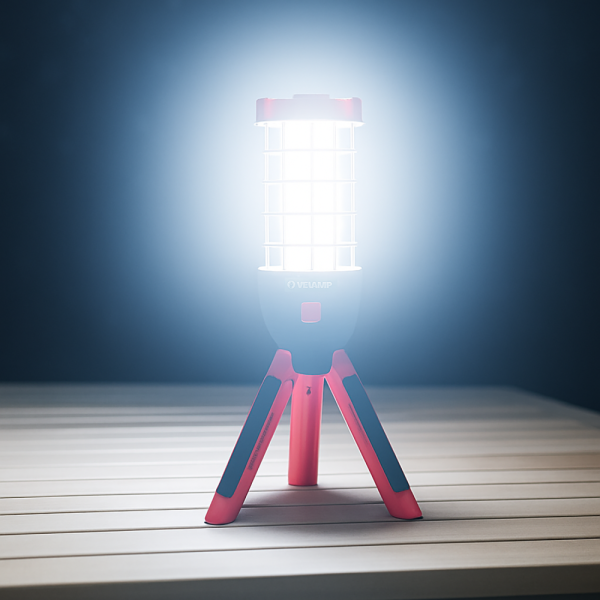 VELAMP IR480, Nabíjecí pracovní světlo 800 lm na mini stativu