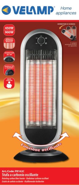 VELAMP PR162C Křemíkový ohřívač 900W s oscilací