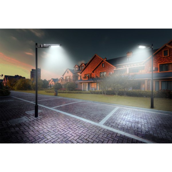 VELAMP LED reflektor SL375 so solárnym nabíjaním, detektor pohybu