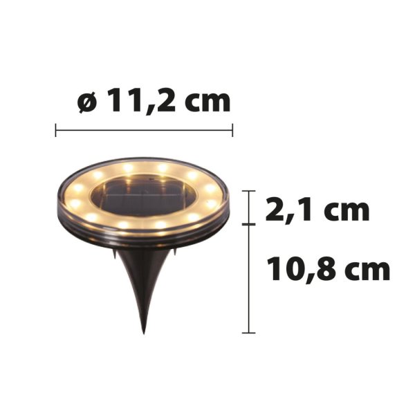 VELAMP 2ks solárních světel do země SPK16