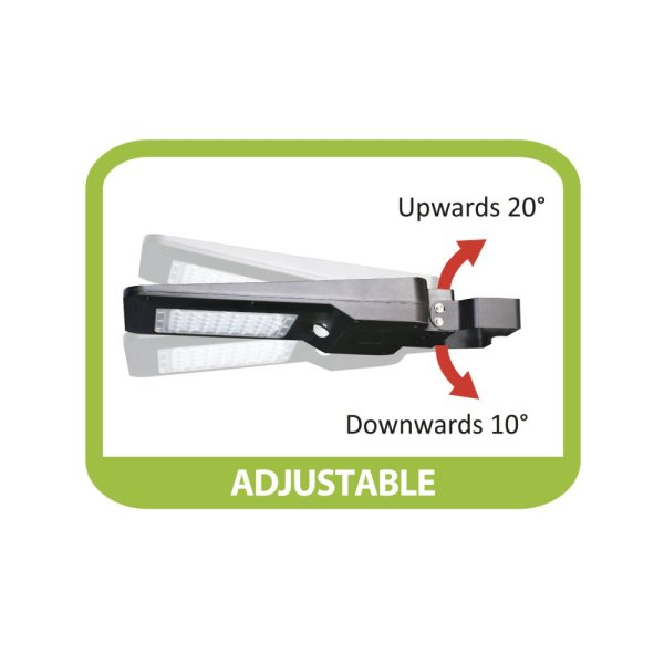 VELAMP LED reflektor SL373 se solárním nabíjením, detektor pohybu