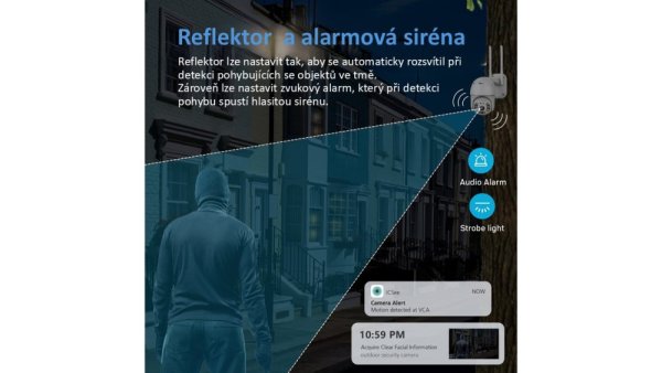 IN WiFi kamera k pohonom brán (ref. 553054)