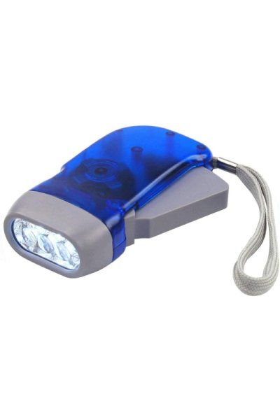 IN322 LED Dynamo baterka modrá