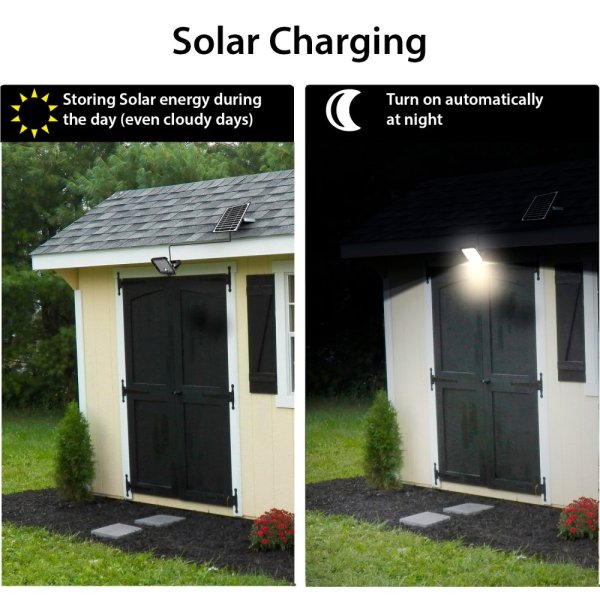 VELAMP LED solárny reflektor SL365 1500 Lm so senzorom