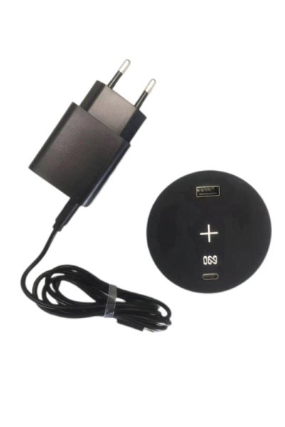Zapuštěná lišta IN 553043,Qi nabíjení,USB A + C