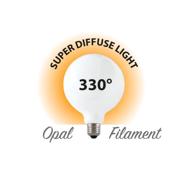 VELAMP OPAL FILAMENT žárovka 18W, E27, 6500K