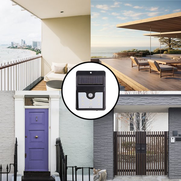 VELAMP LED solárne svetlo SL212 so senzorom-