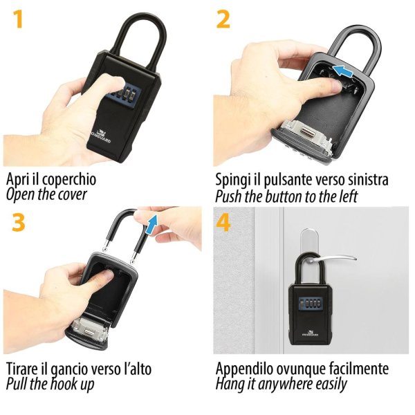 VELAMP Skrinka na kľúče IG014 s kódovou ochranou