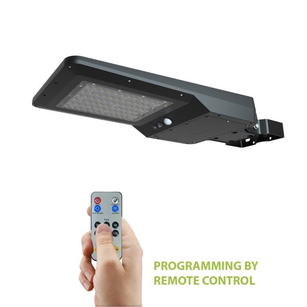 VELAMP LED reflektor SL375 so solárnym nabíjaním, detektor pohybu