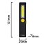 VELAMP ST476, Nabíjateľné LED svietidlo 3 W, extra tenké hliníkové prevedenie, čierne