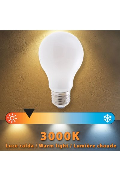 VELAMP OPAL FILAMENT žárovka 8W, E27, 3000K