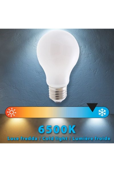 VELAMP OPAL FILAMENT žiarovka 8W, E27, 6500K