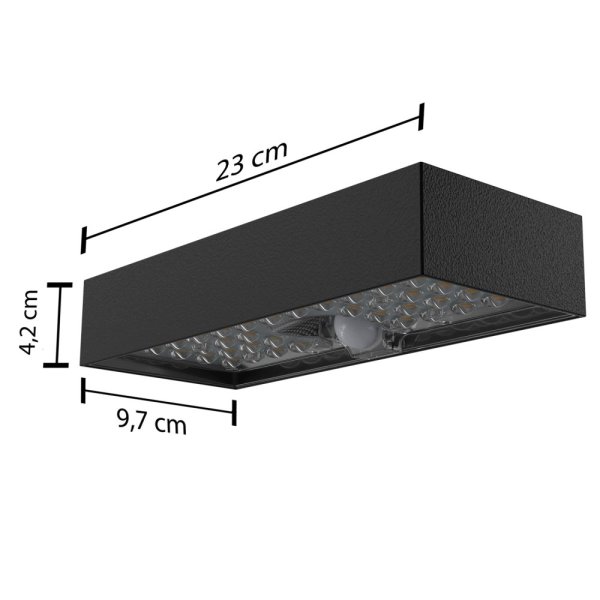 VELAMP LED solárne svetlo SL242 so senzorom