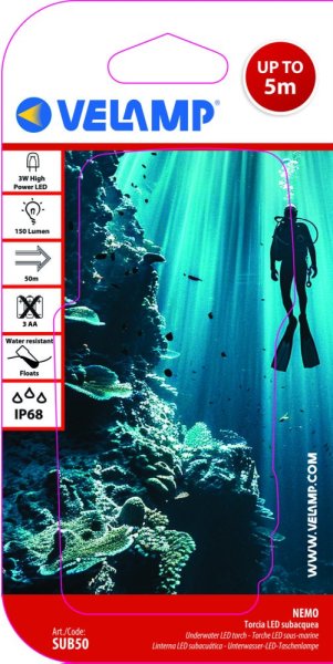 VELAMP SUB50 150 lm potápěčská svítilna