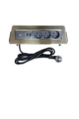 Výklopná lišta IN 553010 , 3 zásuvky + 2 USB