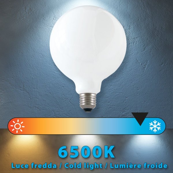 VELAMP OPAL FILAMENT žárovka 18W, E27, 6500K