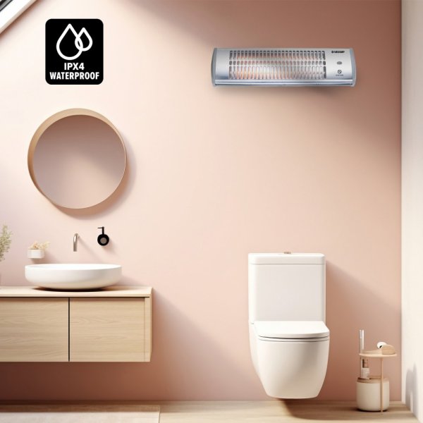 VELAMP PR304 nástenný kremíkový ohrievač 1200W