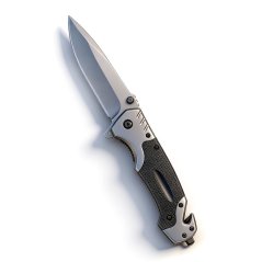VELAMP IG359, Vreckový nôž, čepeľ 10 cm, zatvárací, sivý